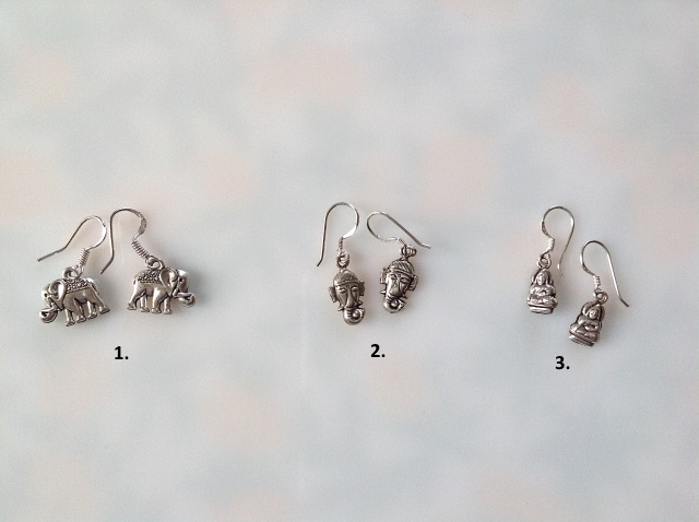 Boucles d'oreilles en argent - modle 3